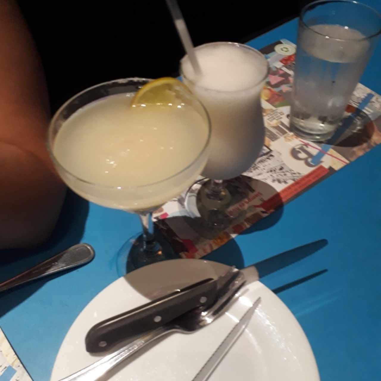 margarita y licuado de Guanábana