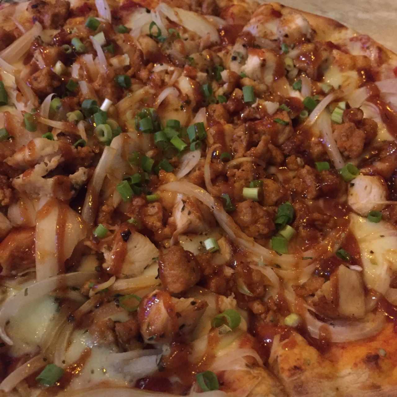 chicken bbq pizza