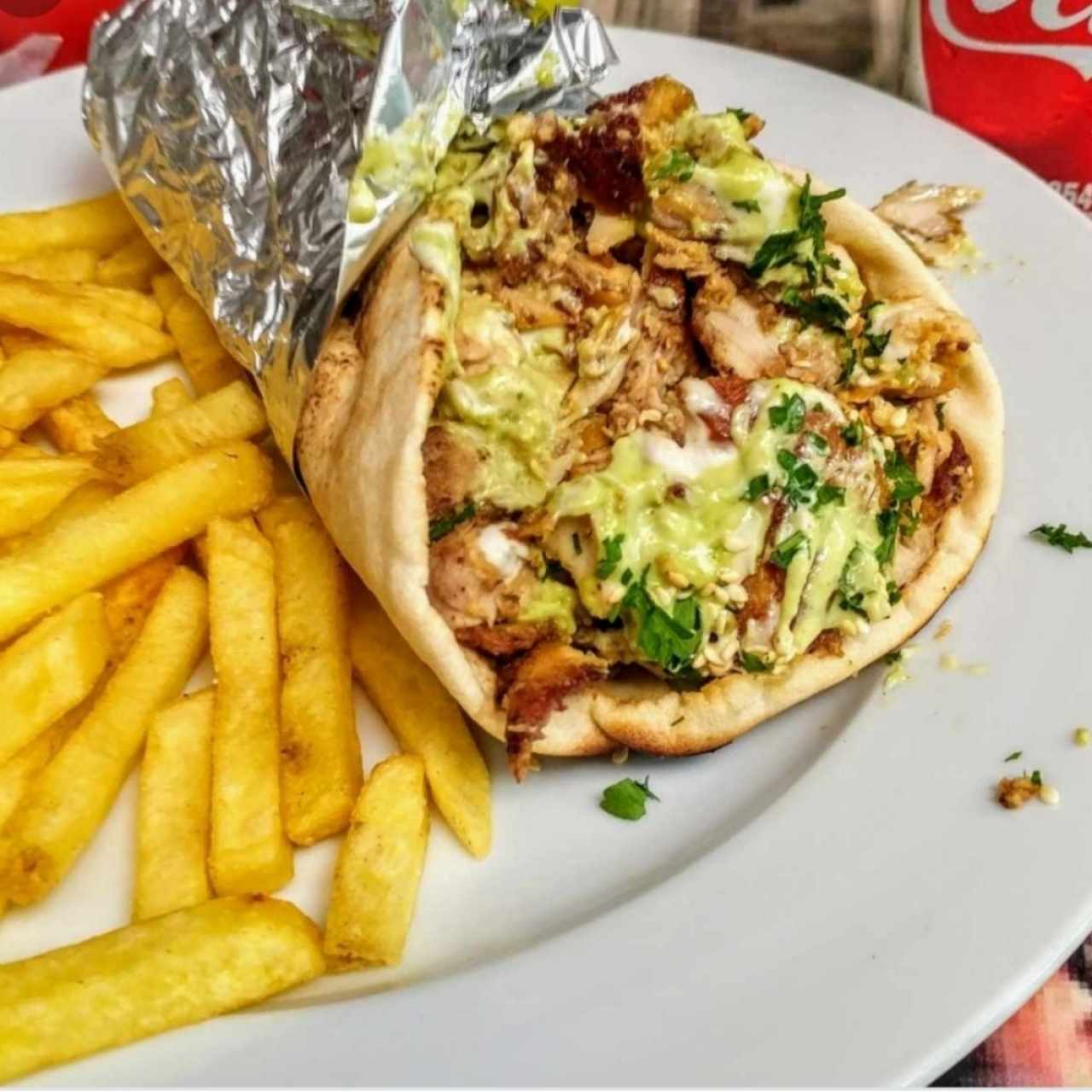 Shawarma Mixto en combo 