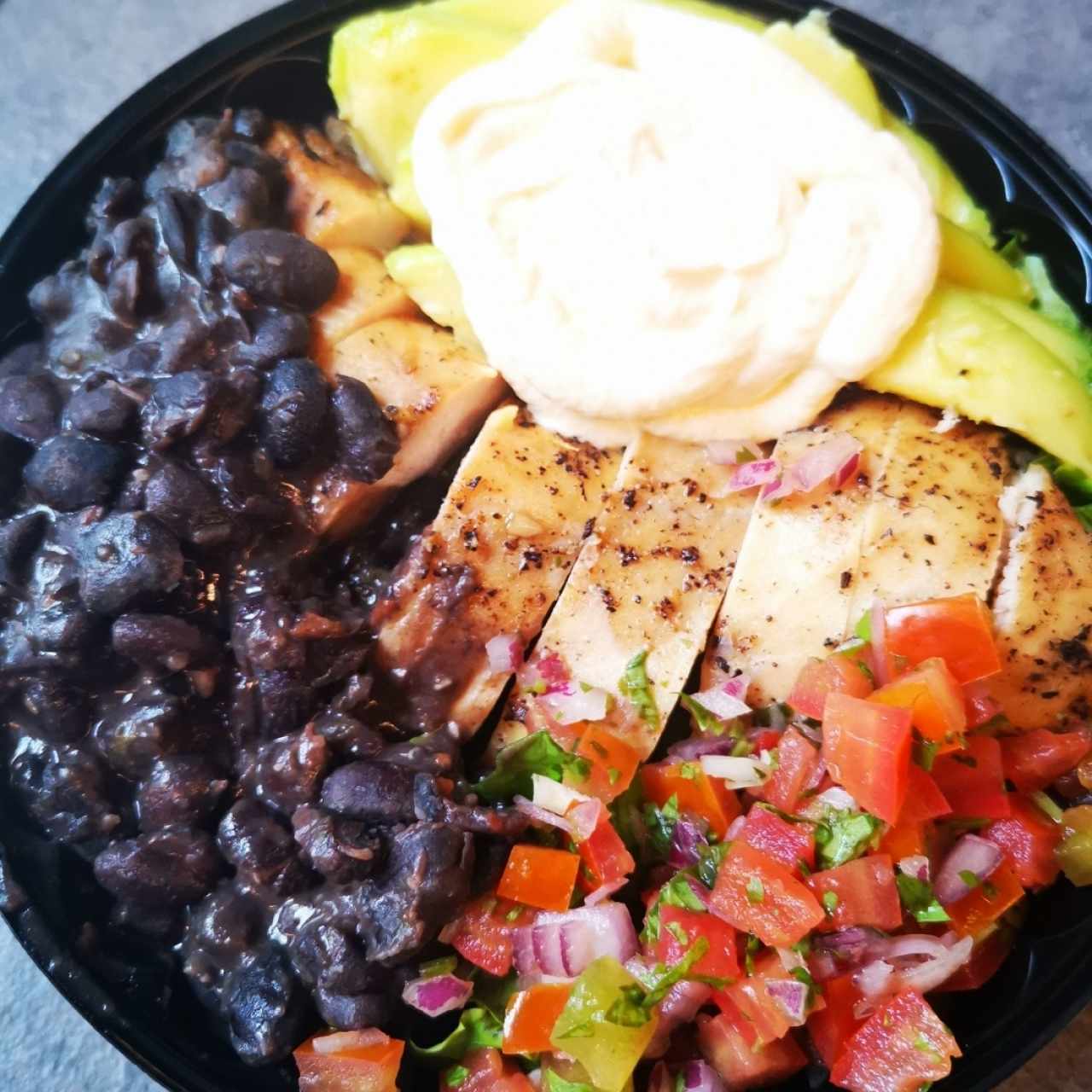 Menú del día Bowl con pechuga de pollo