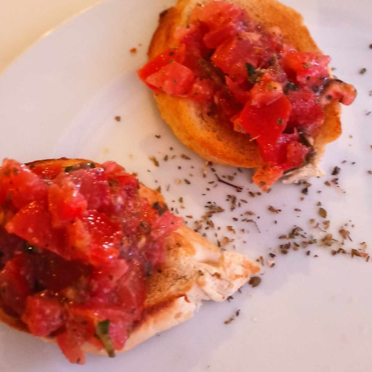 Entradas - Bruschetta de Tomate