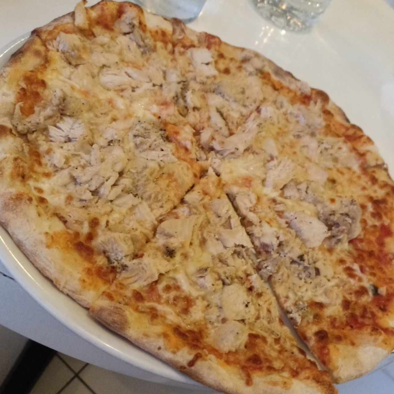 pizza de pollo