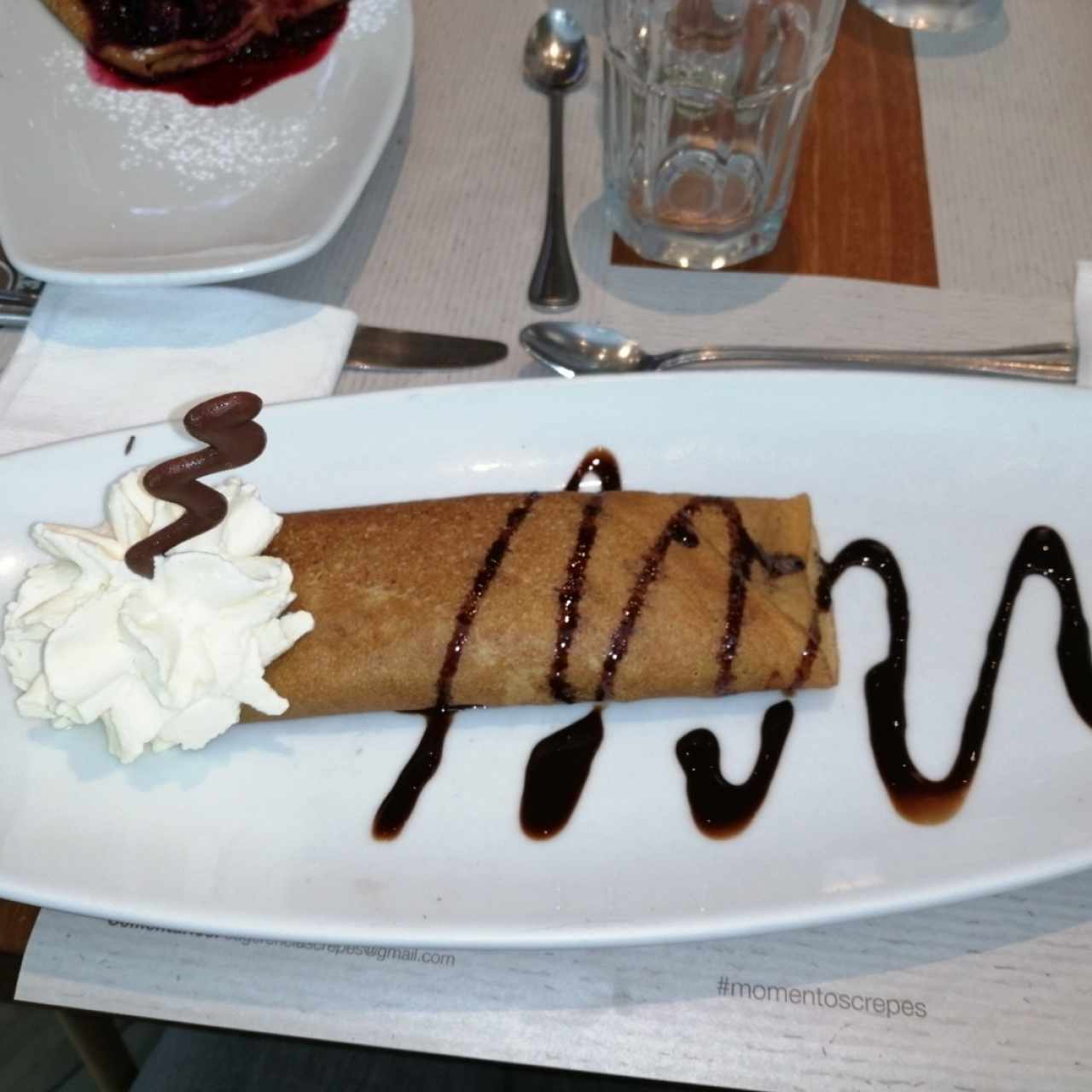 crepes especial nutella con fresas