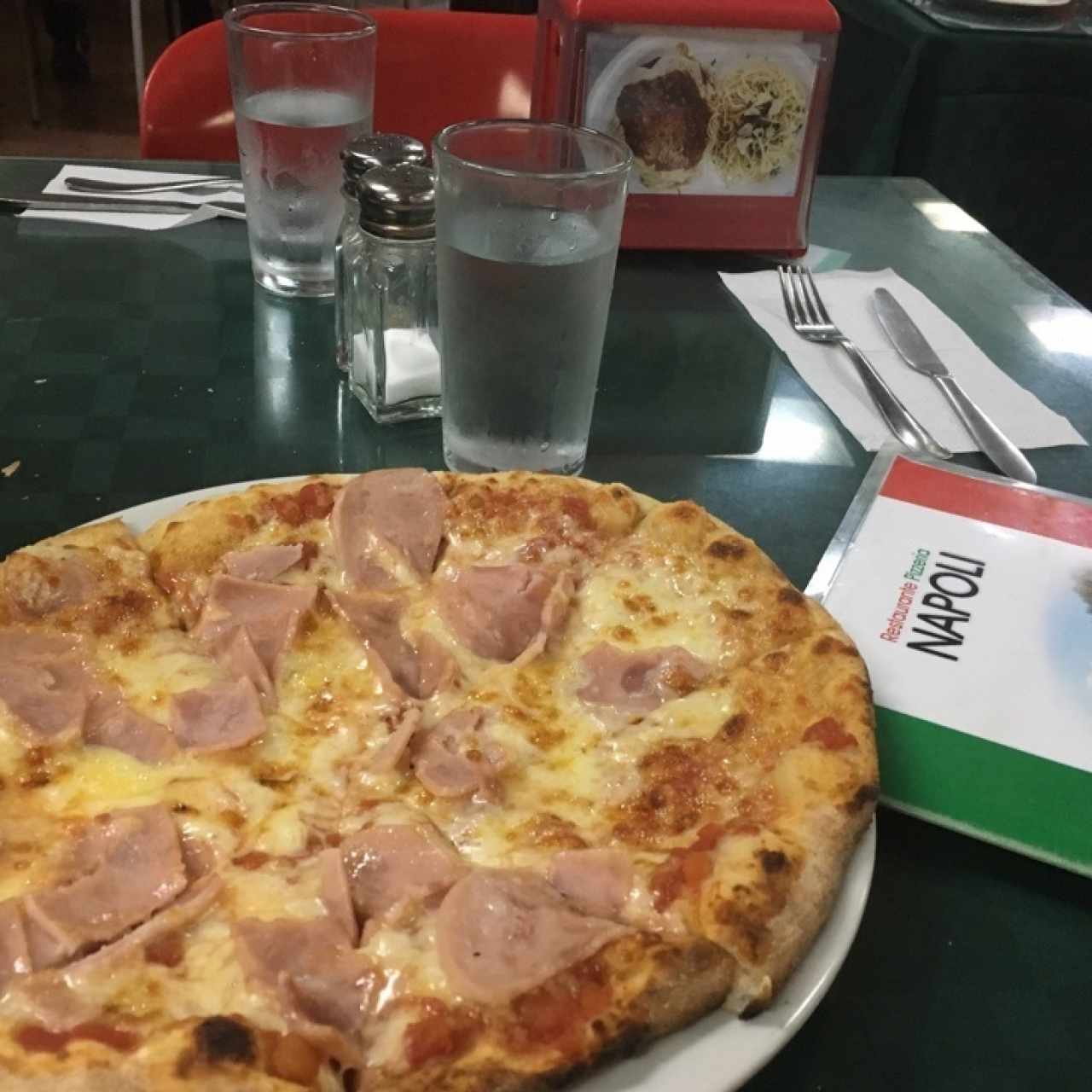 Pizza de jamón