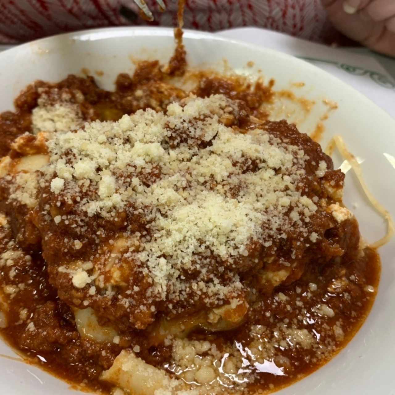 Lasagna de carne