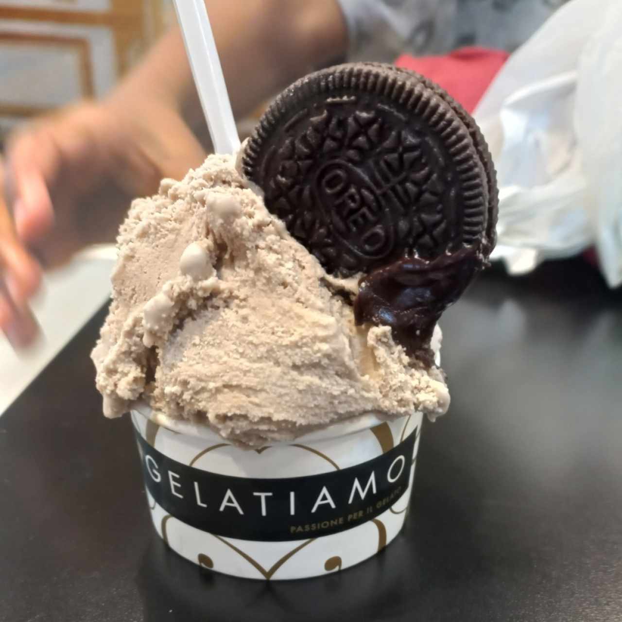 helado de oreo 