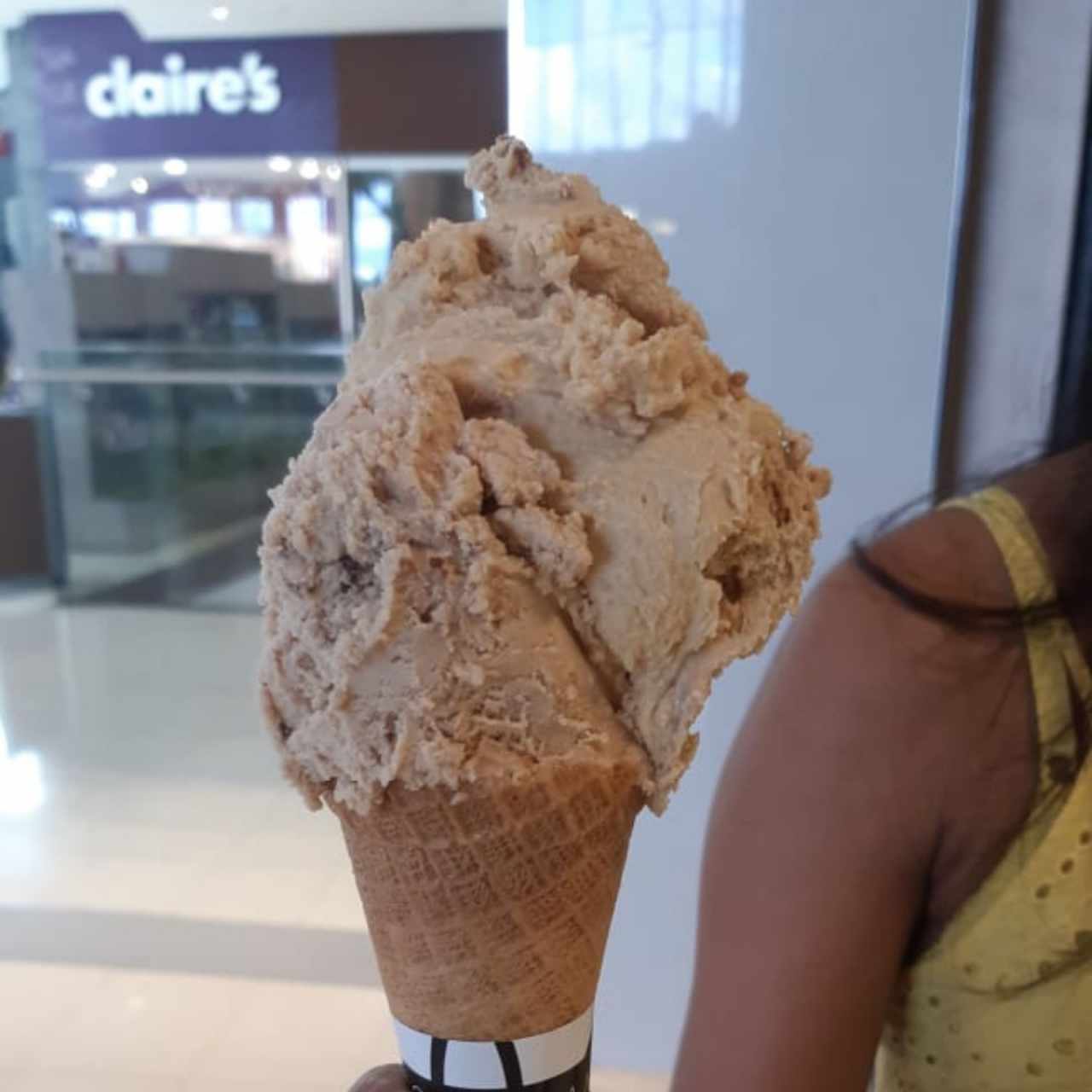 helado de nutela y caramelo salado