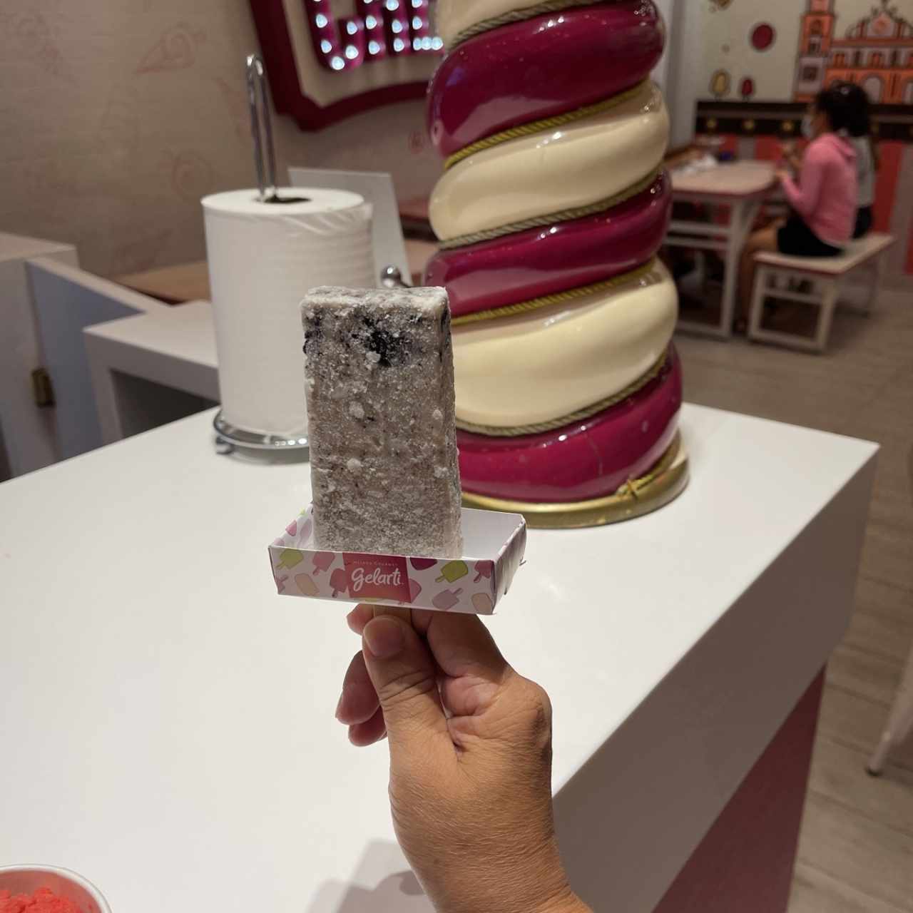 Paleta de oreo