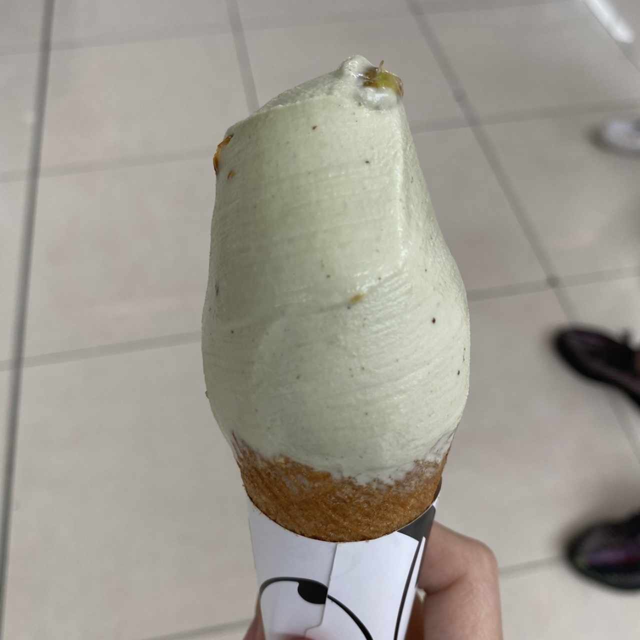 Helado de pistacho 