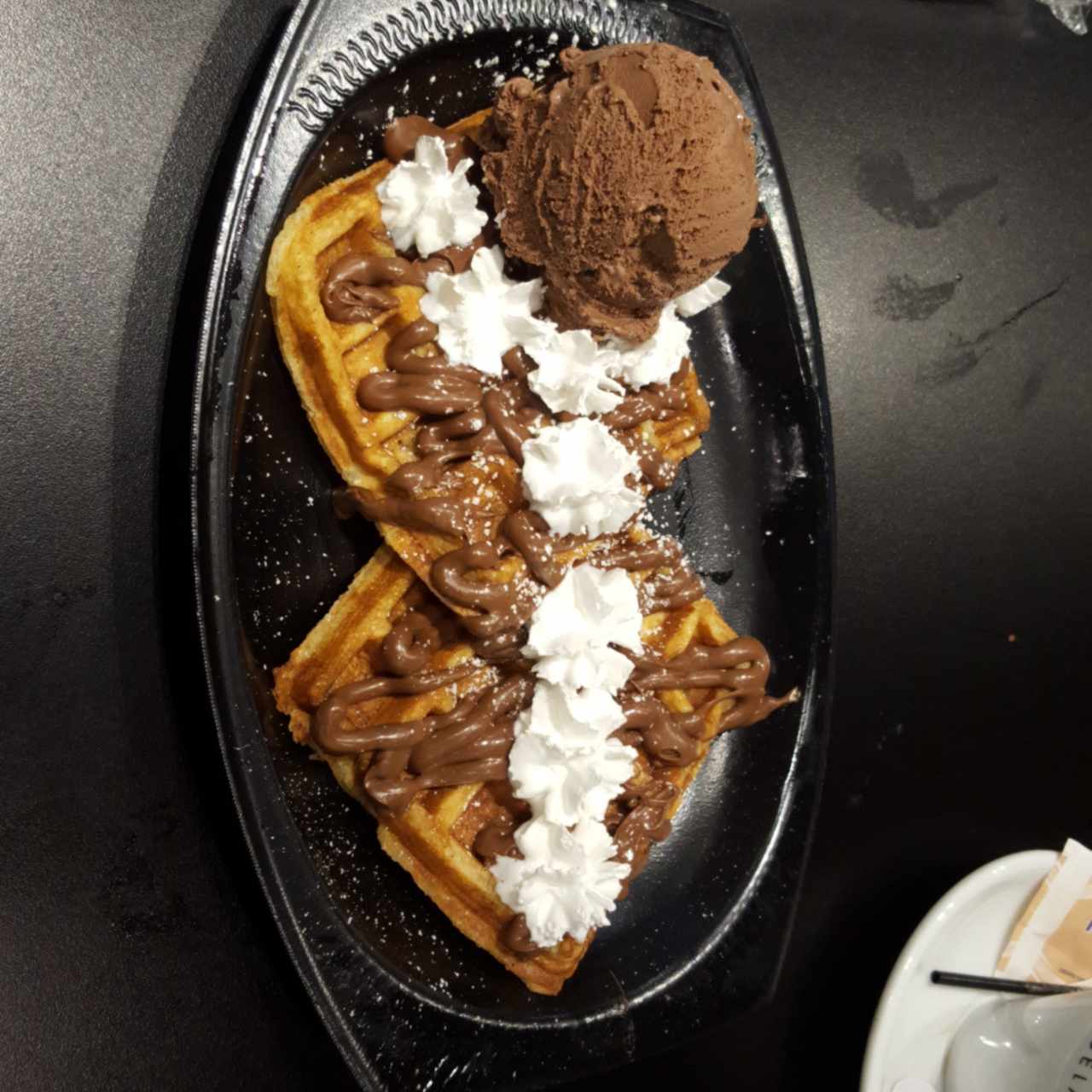 wafle de nutella