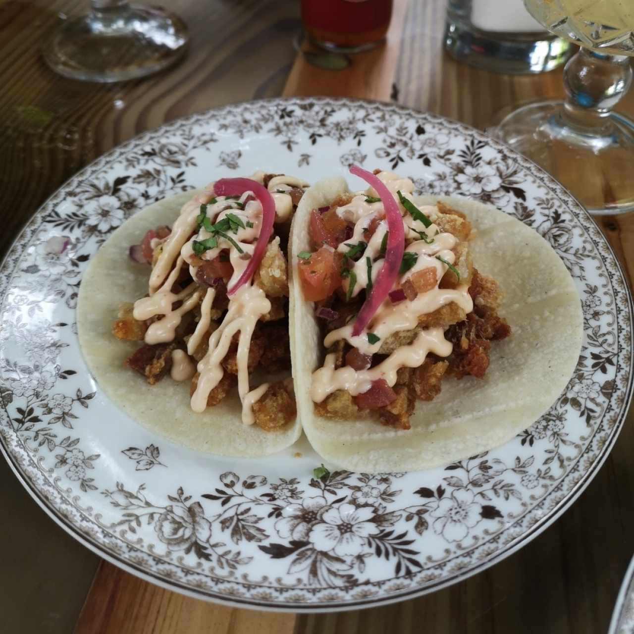 Taquitos de chicharrón 