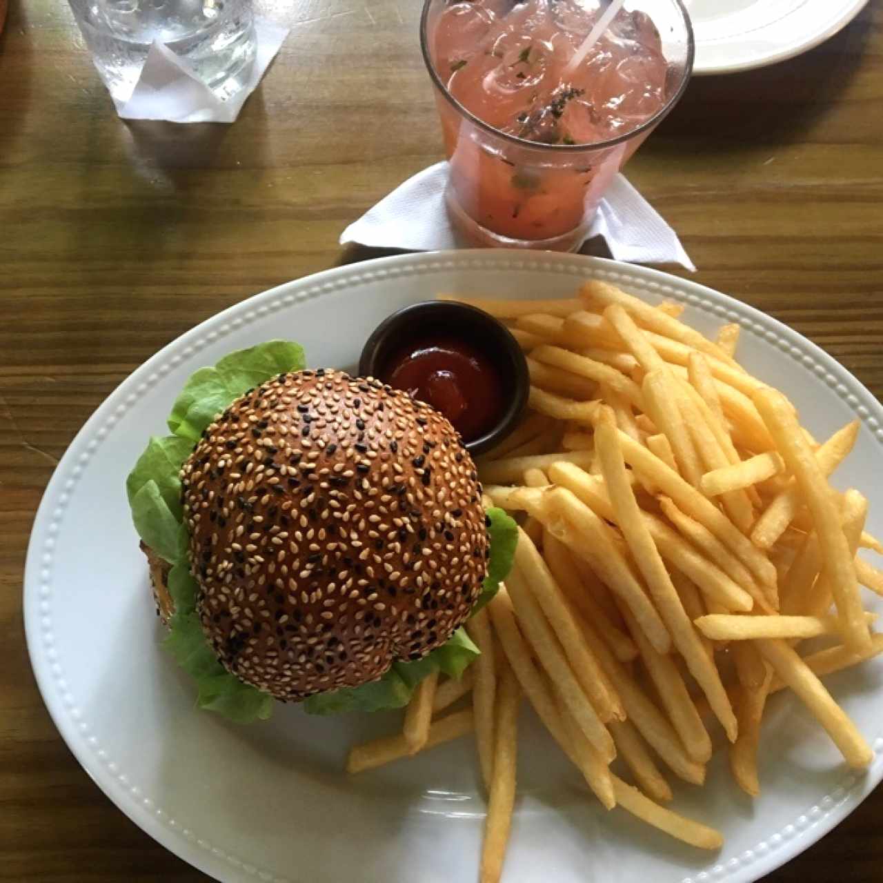 hamburguesa de la casa