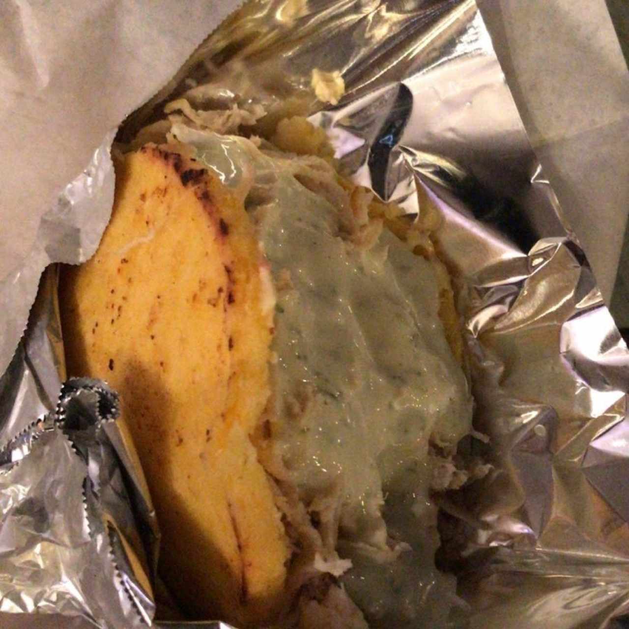 arepa de pollo 