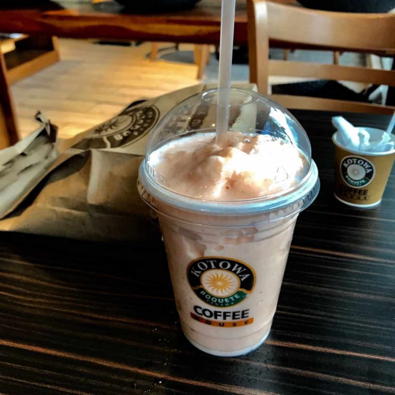 frappe de melocotón