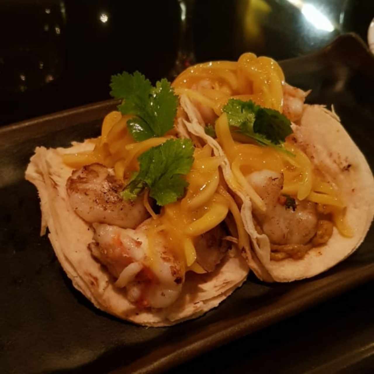 tacos de langostino