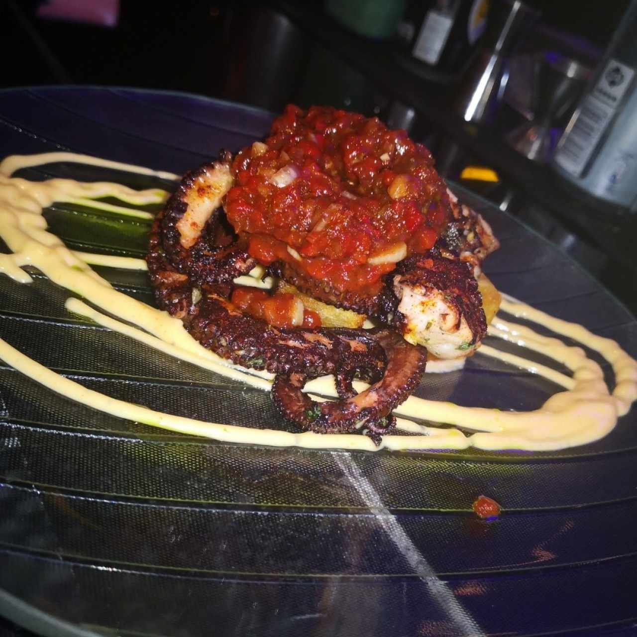 pulpo en salsa 