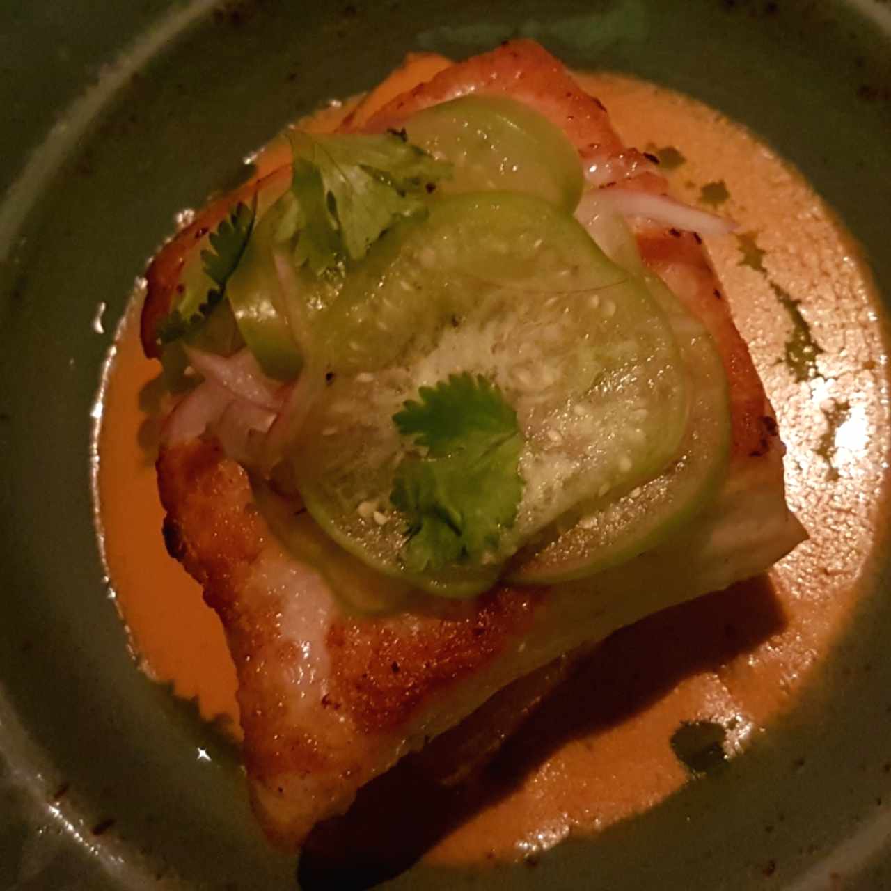 Corvina mofongo de yuca