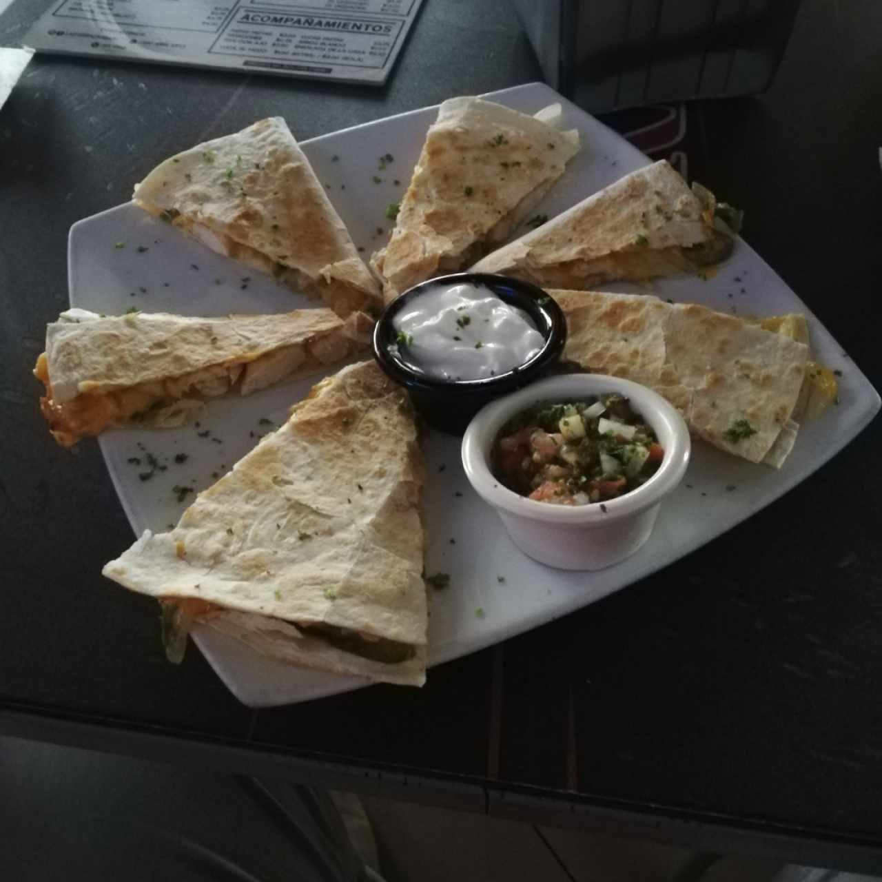 quesadilla de pollo