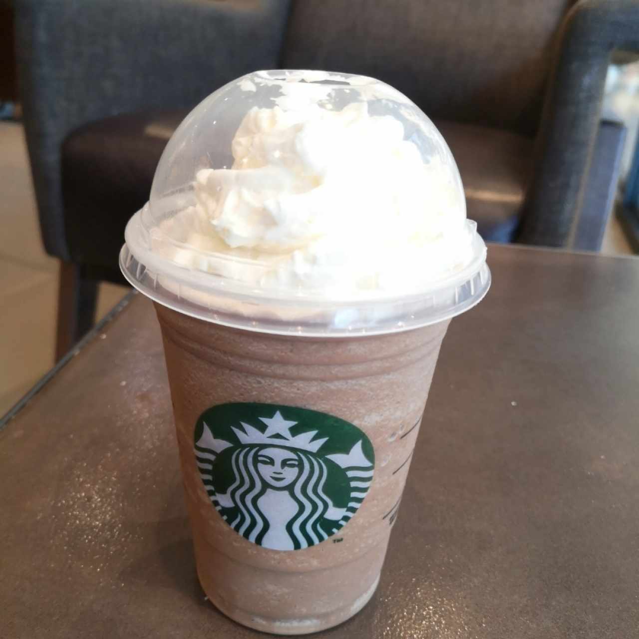 Frappuccino de Mocha con crema