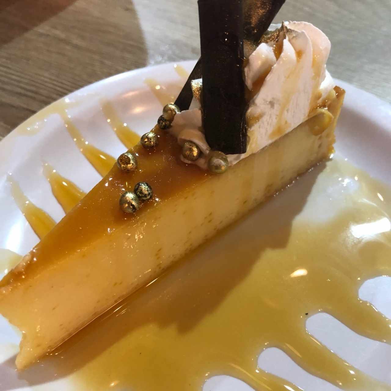 Flan de la casa