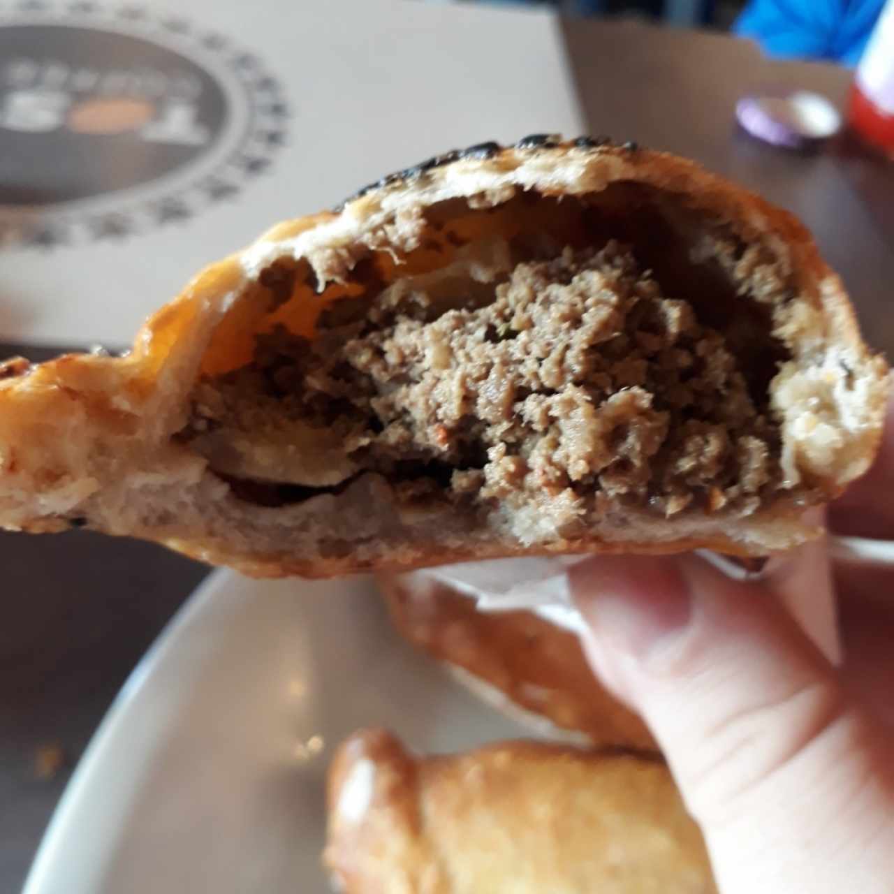 empanada de carne.