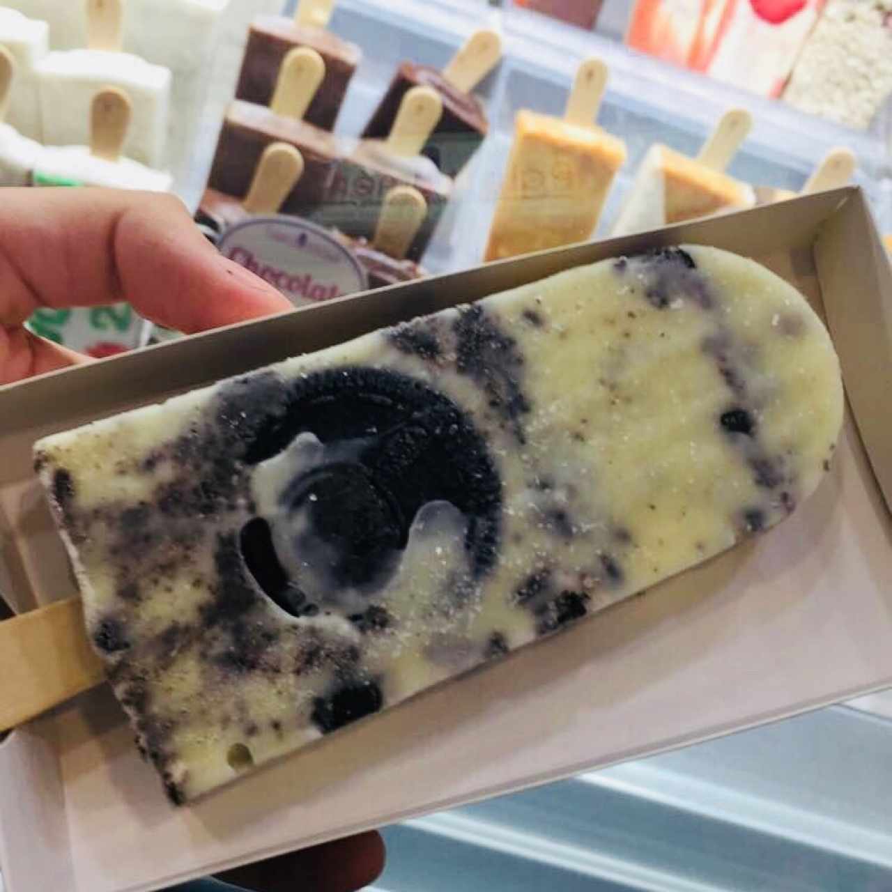 Paleta de Galleta de Oreo