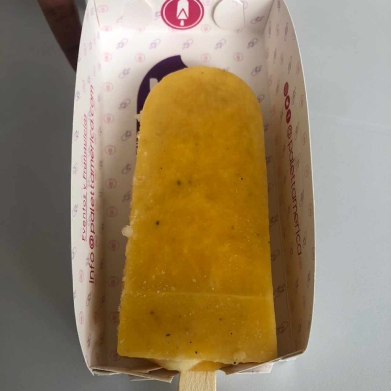 Paletas Gourmet - Maracuya rellena