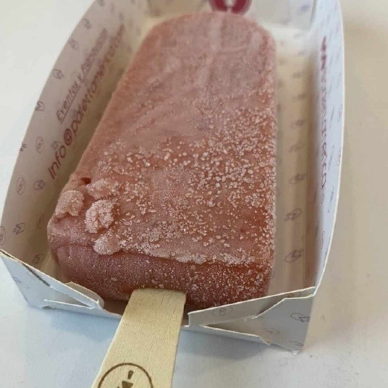 Paleta de fresa