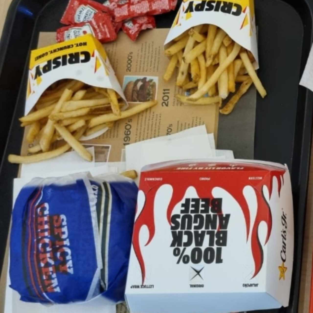 Hamburguesa, Papas Fritas, Soda