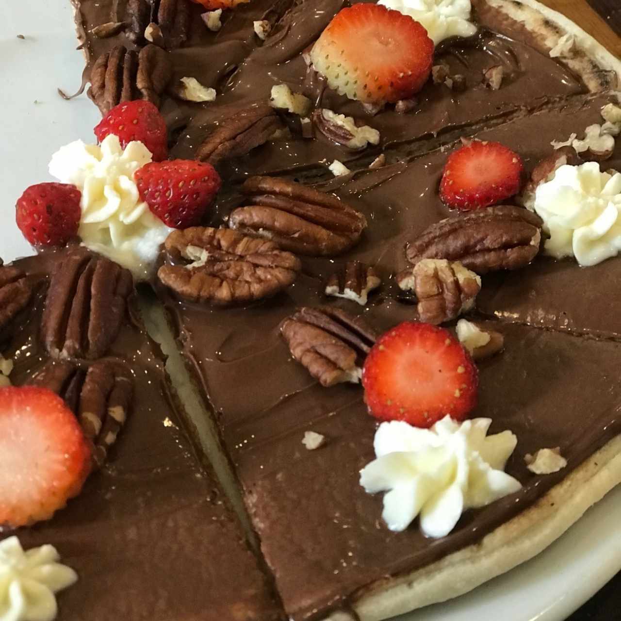 pizza de nutella