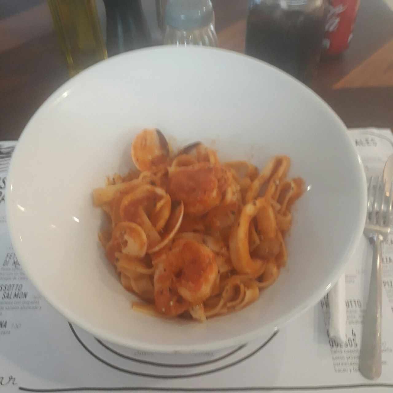 fetuccini Fruto de mare 