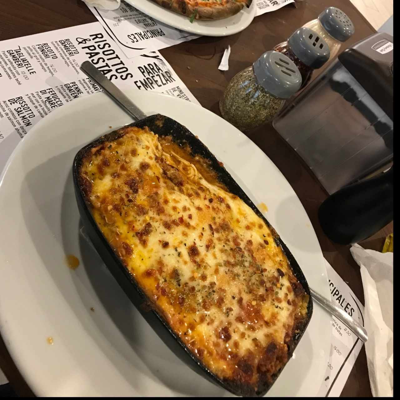 lasagna de carne