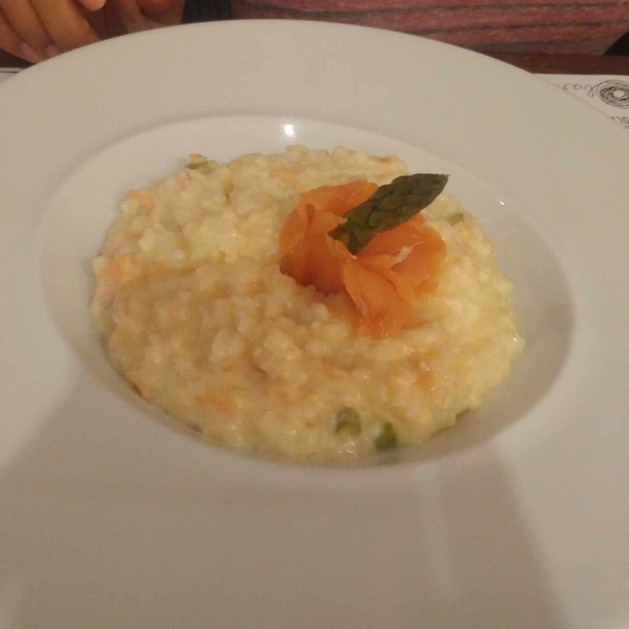 risotto de salmon