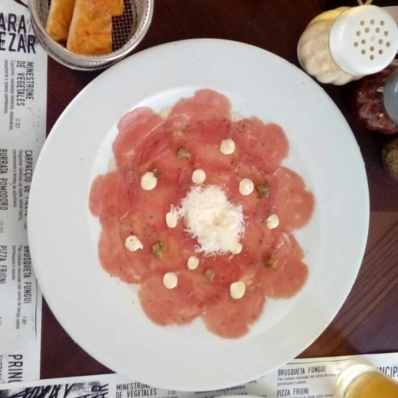 Para empezar - Carpaccio de filete