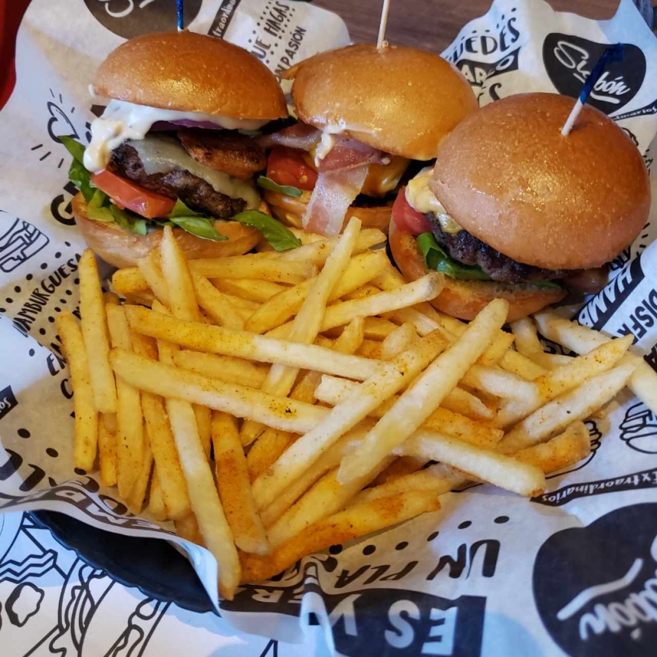 Trilogía (Madrileña, Bacon Lovers, Retro Burger)