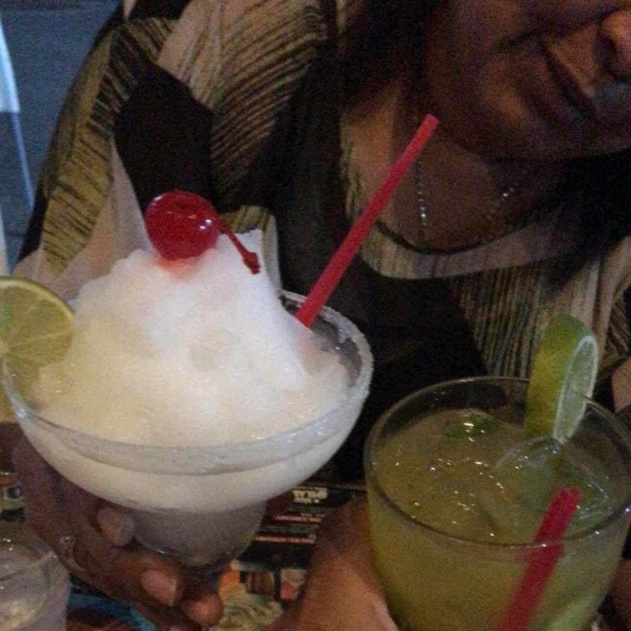 Margarita y Mojito de melocotón