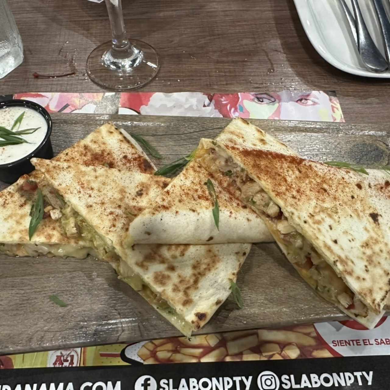 Starters - Quesadillas Slabón