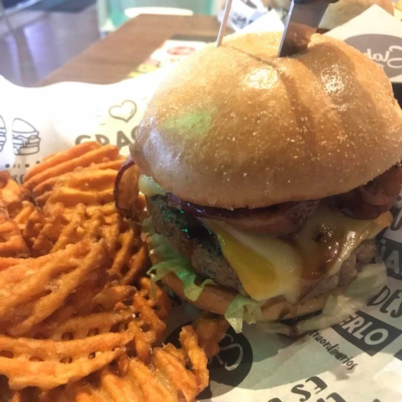 4 Cheese & Bacon Burger