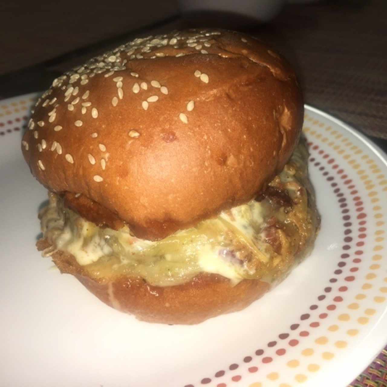 hamburguesa de pollo