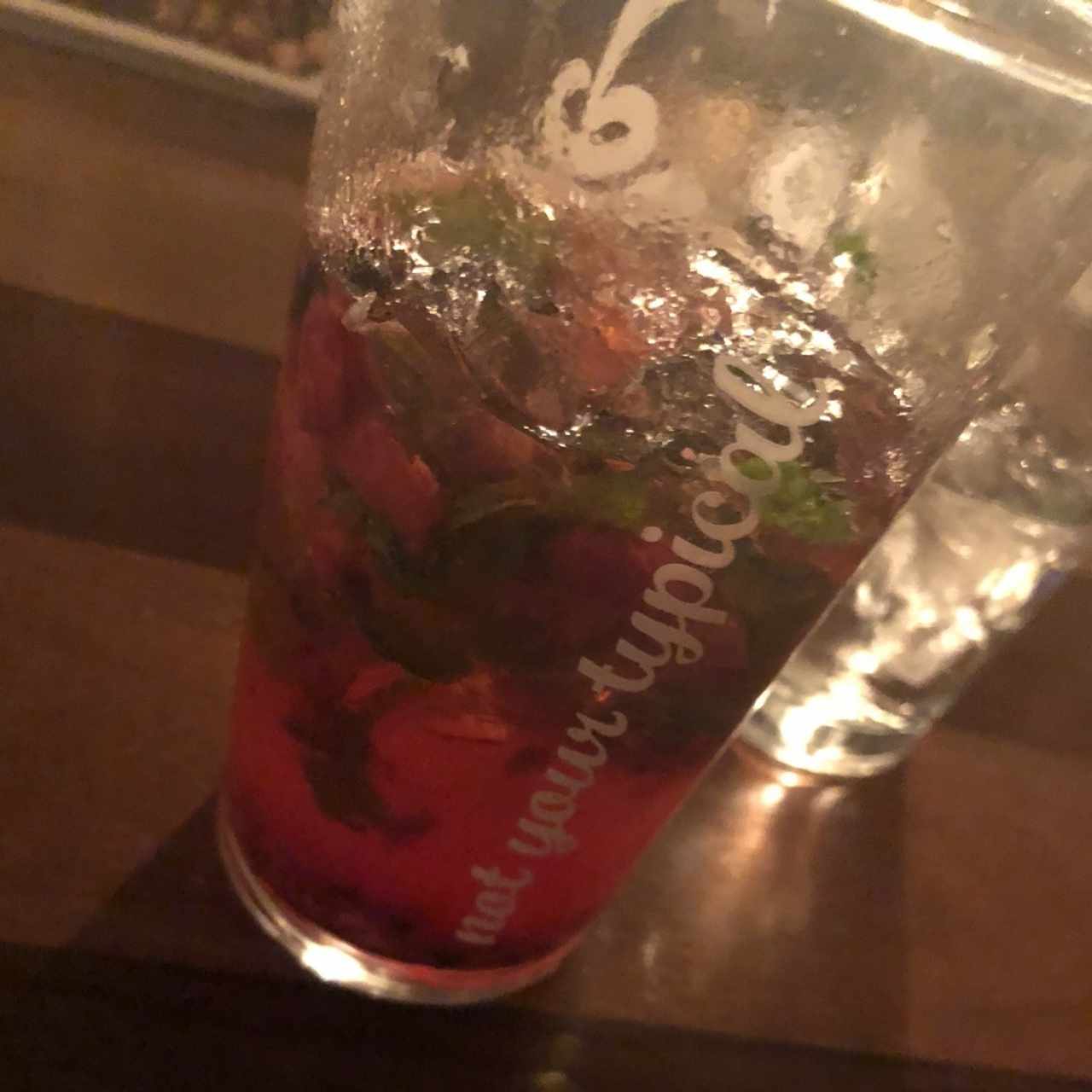 mojito de frutos rojos