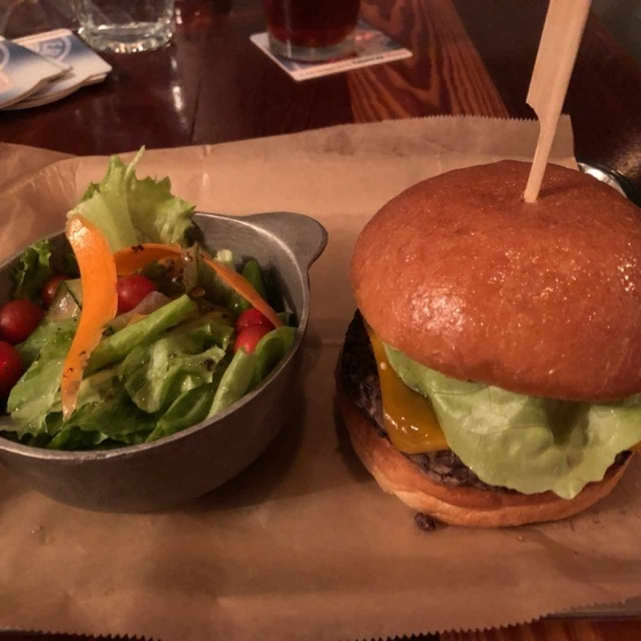 veggie burger