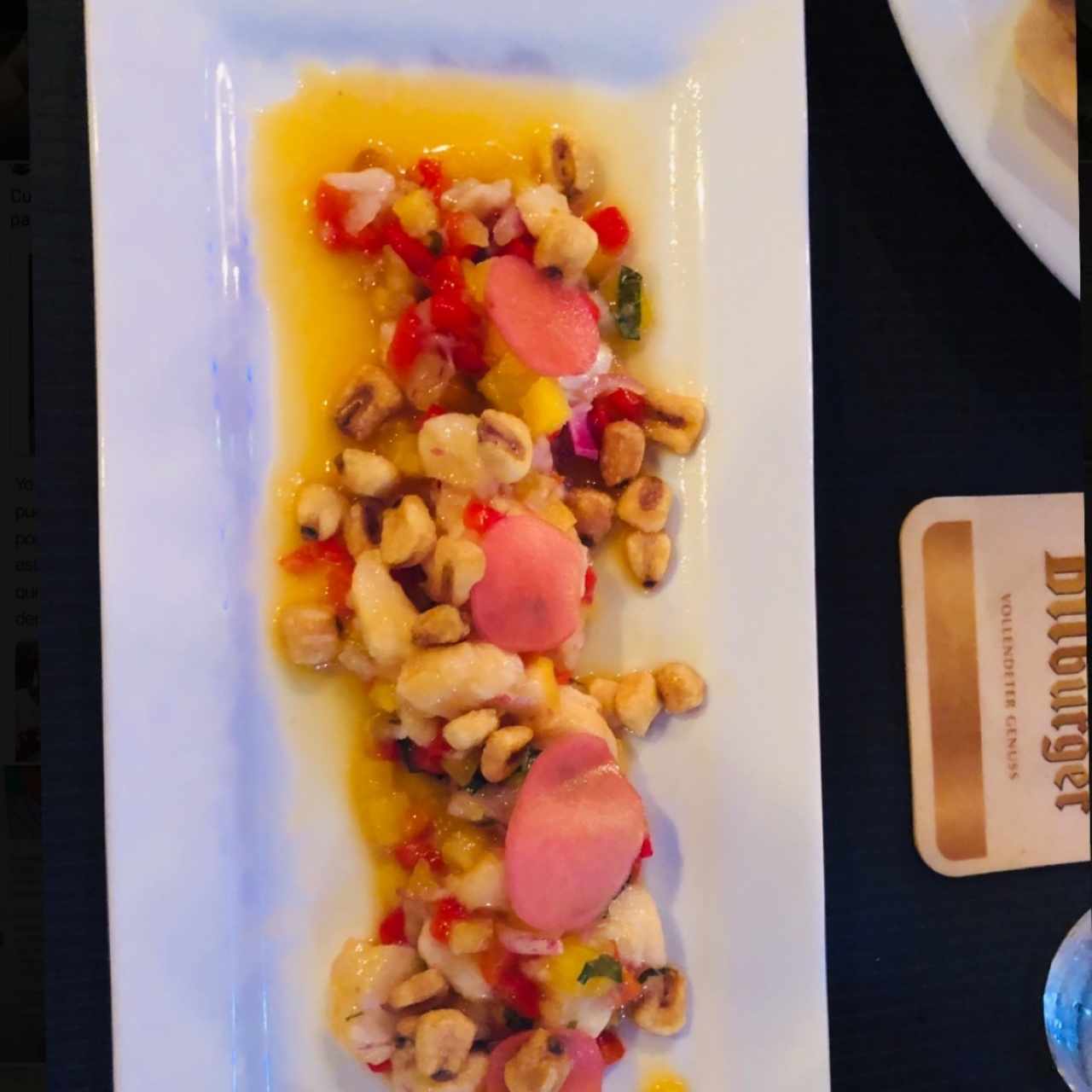 ceviche con piña 