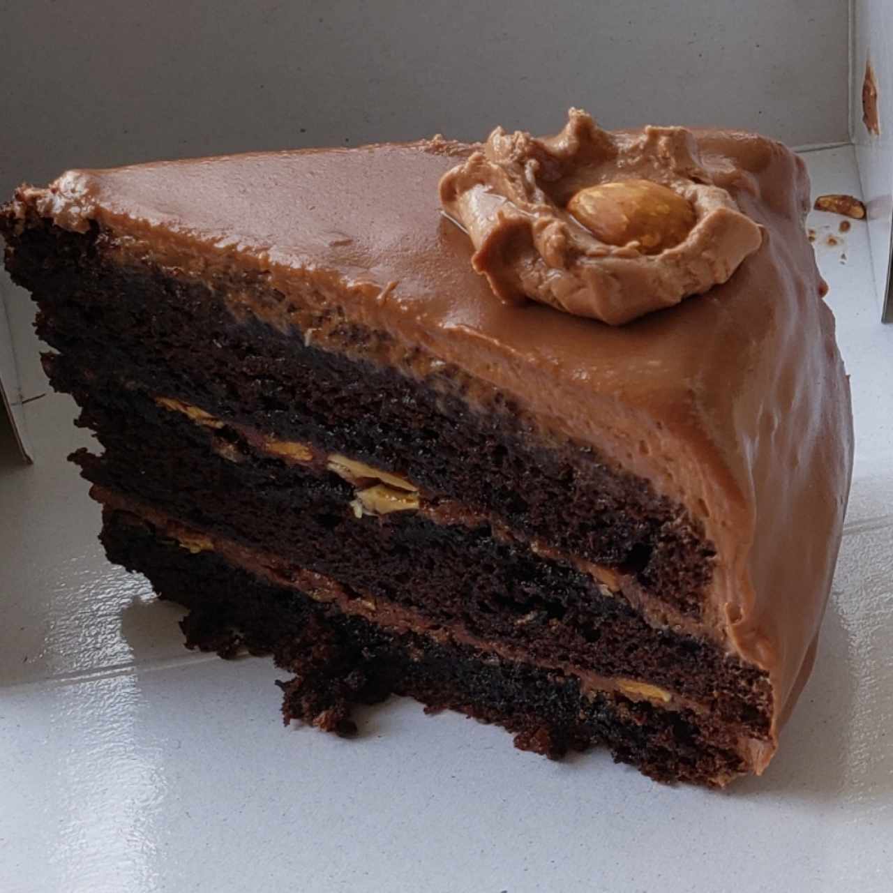 Porción torta Ferrero 