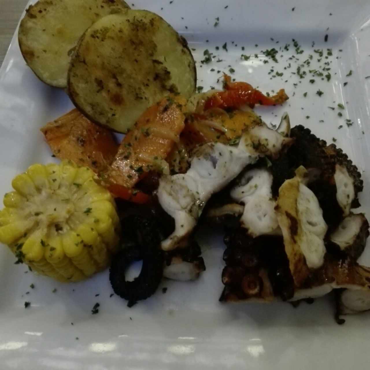 pulpo a la parrilla