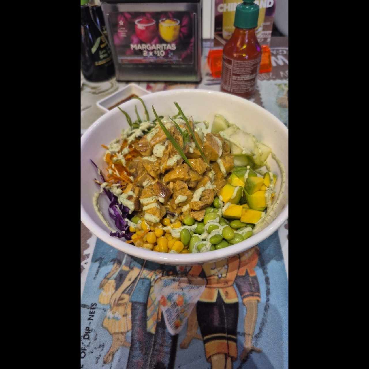Poke de Pollo al Curry