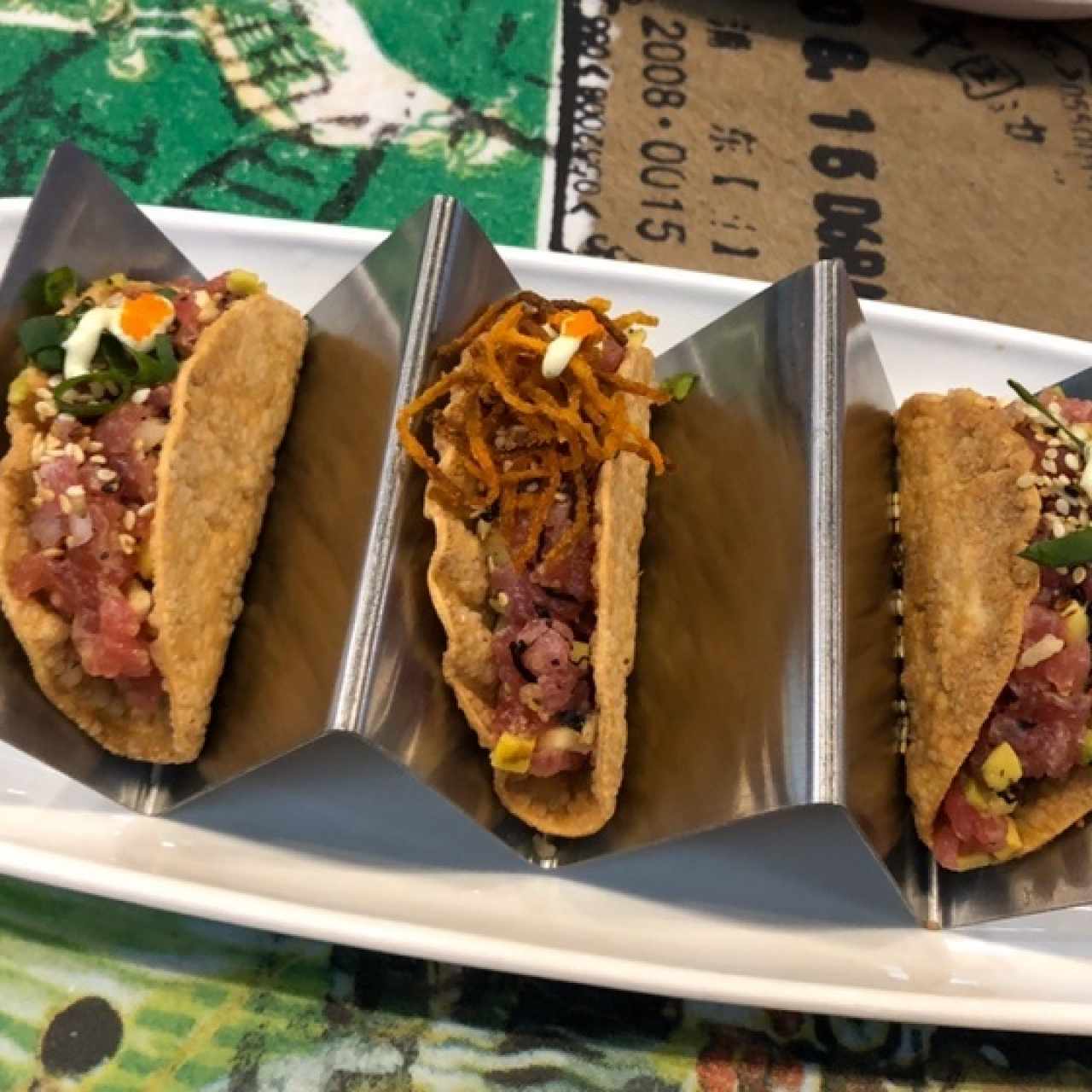 Tuna tacos