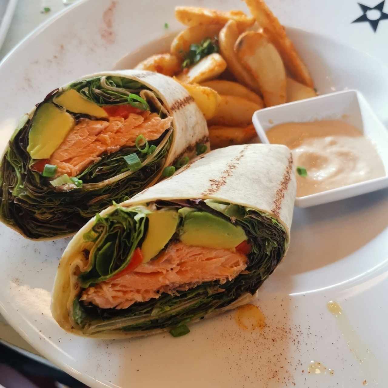 Wrap de salmón