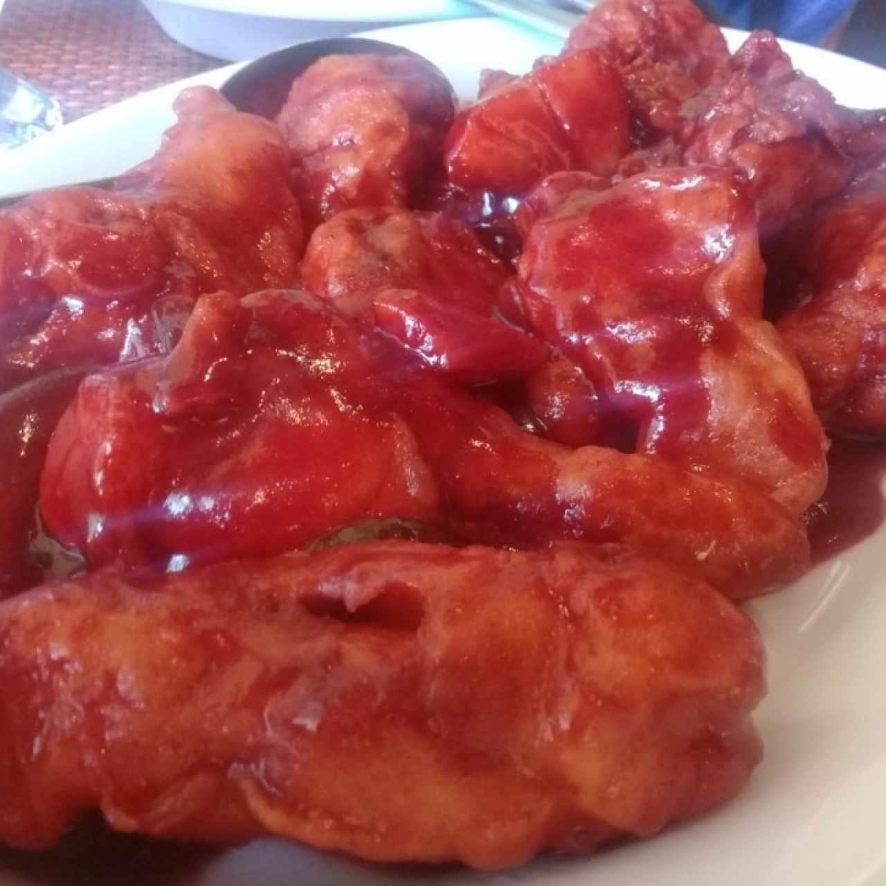 pollo en salsa agridulce