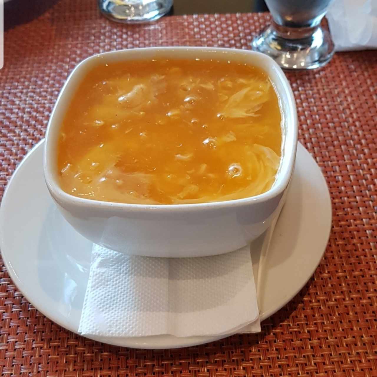 crema de maíz con pollo