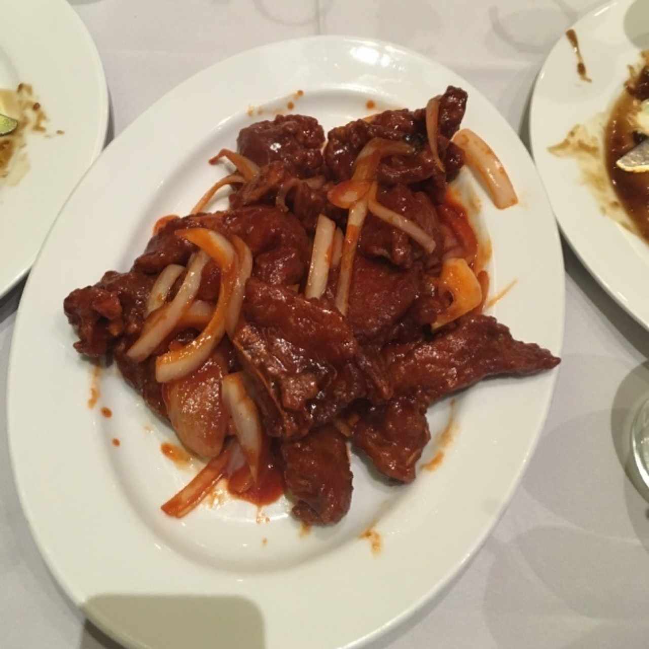 Costillas con miel y ajonjoli